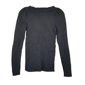 Ralph Lauren Puff Sleeve Boatneck Sweater in Black Size Petite Small NEW